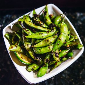 Spicy edamame